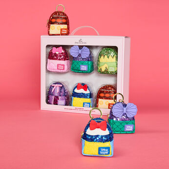 Disney Princess Exclusive Sequin Cosplay Mini Backpack Keychain Charm Set 1, , hi-res view 2